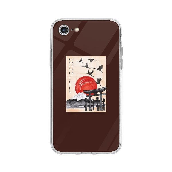 Coque Carte Postale Japon pour iPhone 7 - Coque Wiqeo 10€-15€, Alice A, Illustration, iPhone 7, Paysage, Voyage Wiqeo, Déstockeur de Coques Pour iPhone