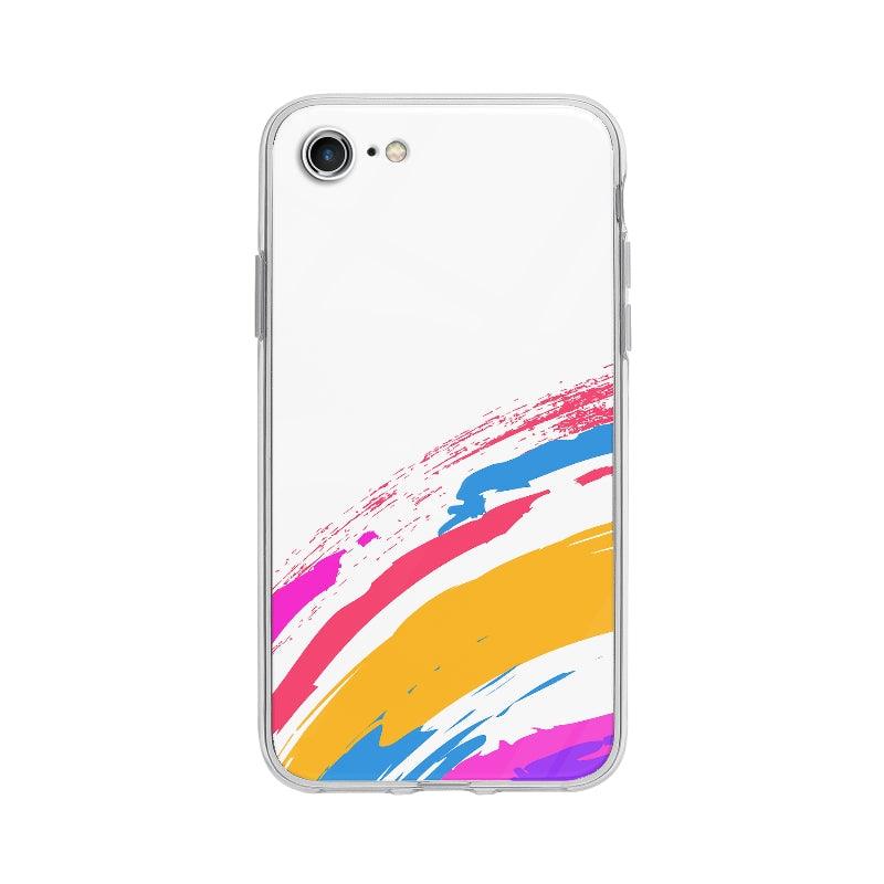 Coque Coups De Peinture Colorés pour iPhone 7 - Coque Wiqeo 10€-15€, Abstrait, Anais G, iPhone 7 Wiqeo, Déstockeur de Coques Pour iPhone
