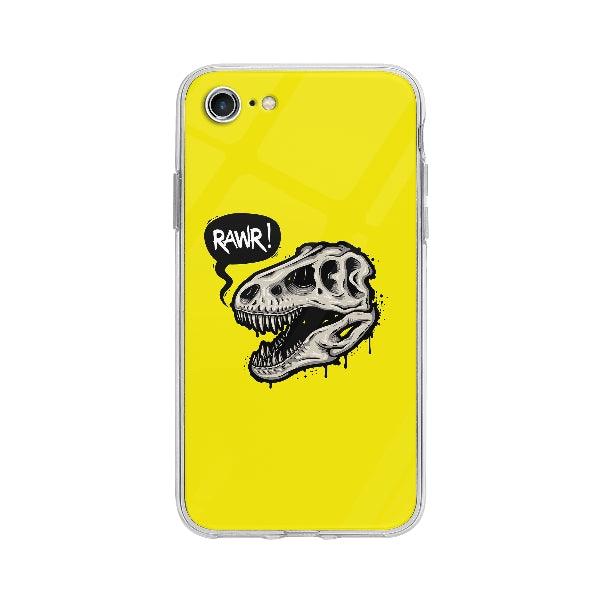 Coque Crâne De Dinosaure pour iPhone 7 - Transparent
