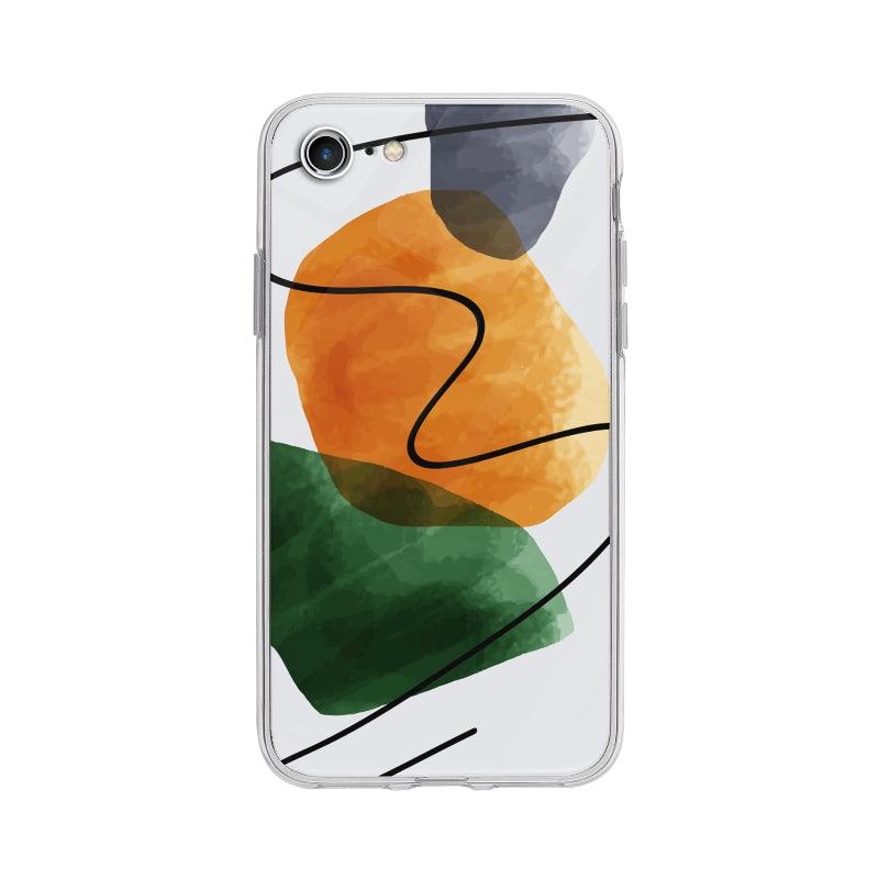 Coque Griboullis Coloré pour iPhone 7 - Coque Wiqeo 10€-15€, Abstrait, Georges K, iPhone 7 Wiqeo, Déstockeur de Coques Pour iPhone