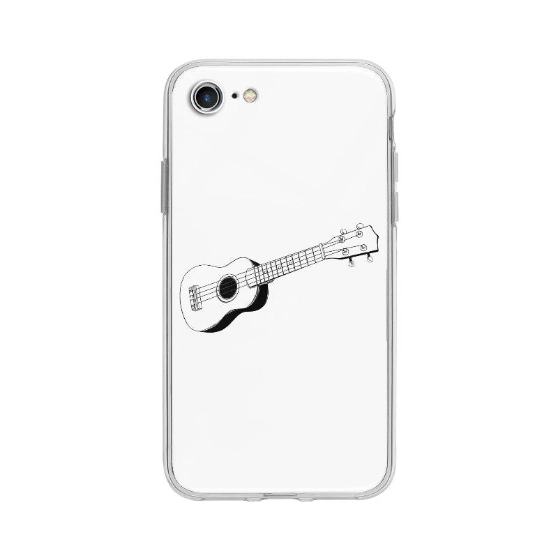 Coque Guitare Ukulélé pour iPhone 7 - Coque Wiqeo 10€-15€, Catherine K, Illustration, iPhone 7 Wiqeo, Déstockeur de Coques Pour iPhone
