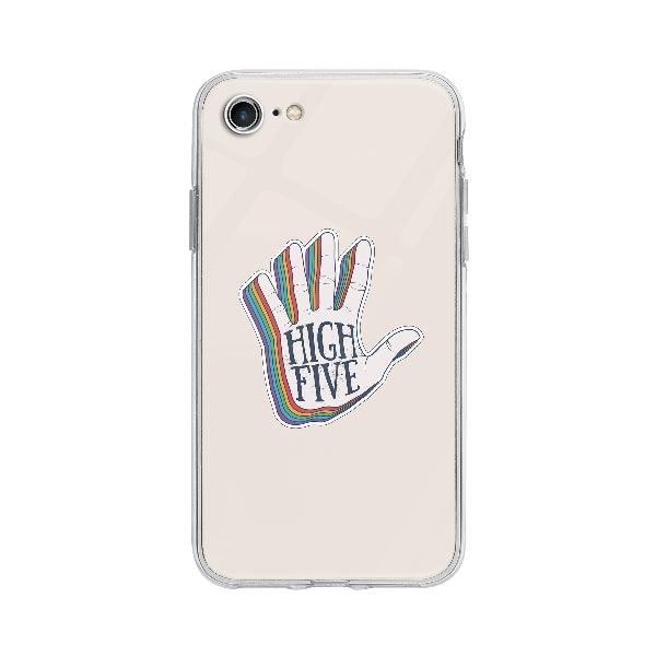 Coque High Five pour iPhone 7 - Coque Wiqeo 10€-15€, Andy J, Illustration, iPhone 7, Texte Wiqeo, Déstockeur de Coques Pour iPhone