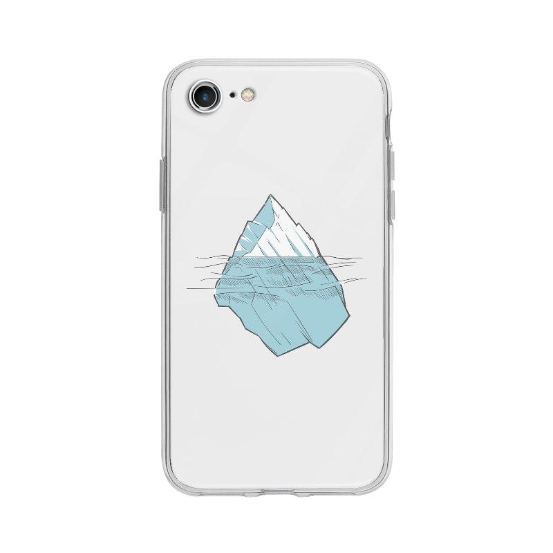 Coque Iceberg Dessiné pour iPhone 7 - Coque Wiqeo 10€-15€, Chantal W, Illustration, iPhone 7 Wiqeo, Déstockeur de Coques Pour iPhone