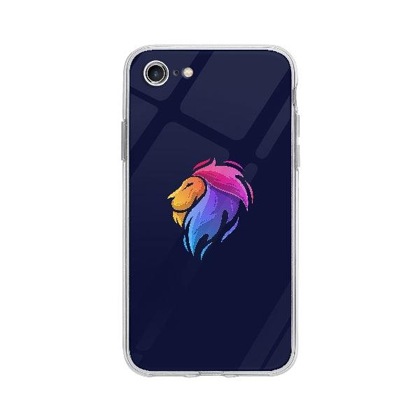 Coque Lion Abstrait pour iPhone 7 - Coque Wiqeo 10€-15€, Abstrait, Animaux, iPhone 7, Oriane G Wiqeo, Déstockeur de Coques Pour iPhone