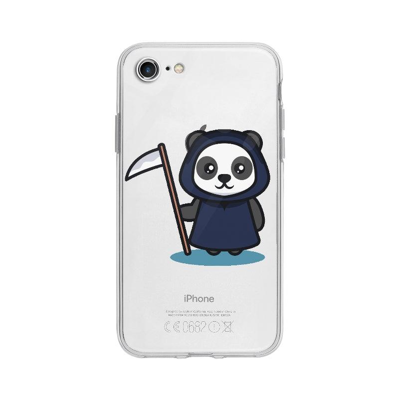 Coque Panda Déguisé En Faucheur pour iPhone 7 - Coque Wiqeo 10€-15€, Axel L, Déguisé, Faucheur, Halloween, iPhone 7, Panda Wiqeo, Déstockeur de Coques Pour iPhone