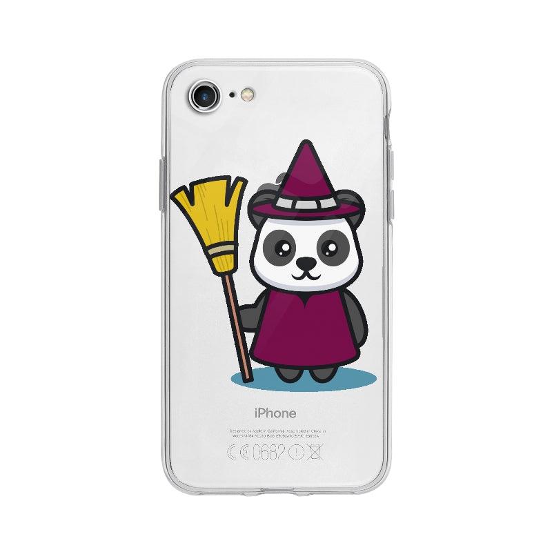 Coque Panda Déguisé En Sorcière pour iPhone 7 - Coque Wiqeo 10€-15€, Brice N, Déguisé, Halloween, iPhone 7, Panda, Sorcière Wiqeo, Déstockeur de Coques Pour iPhone