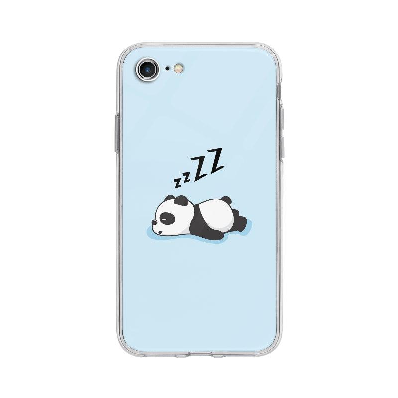 Coque Panda Endormi pour iPhone 7 - Coque Wiqeo 10€-15€, Animaux, Bastien M, Illustration, iPhone 7, Mignon Wiqeo, Déstockeur de Coques Pour iPhone