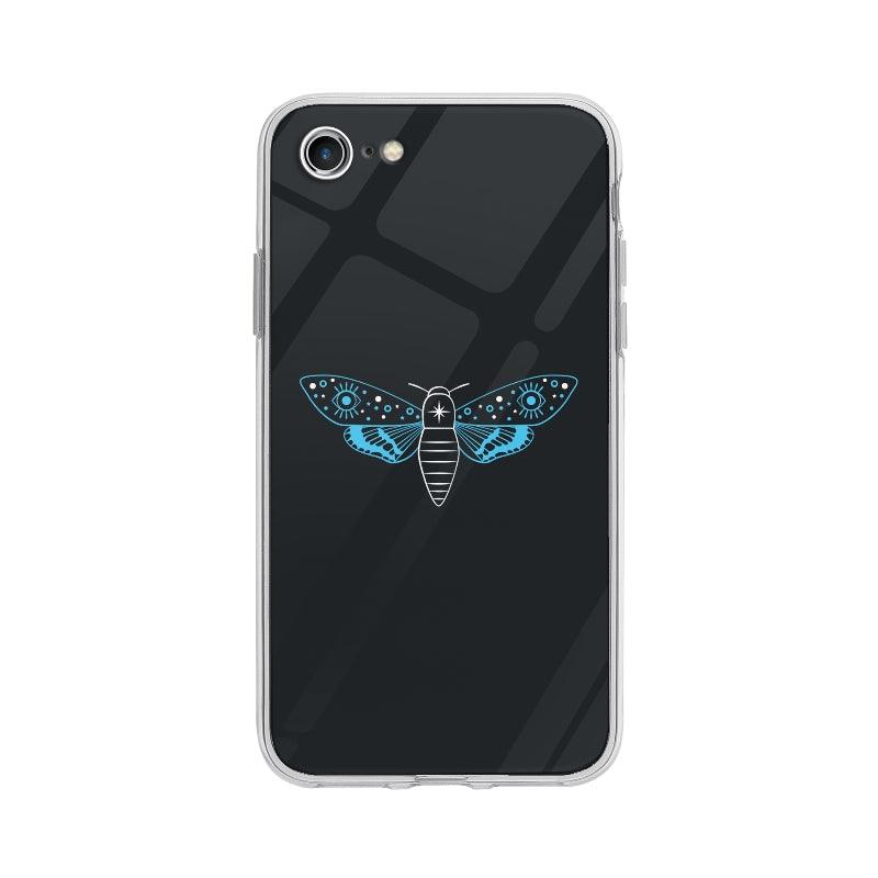 Coque Papillon Rêveur pour iPhone 7 - Coque Wiqeo 10€-15€, Alice A, Animaux, Illustration, iPhone 7 Wiqeo, Déstockeur de Coques Pour iPhone