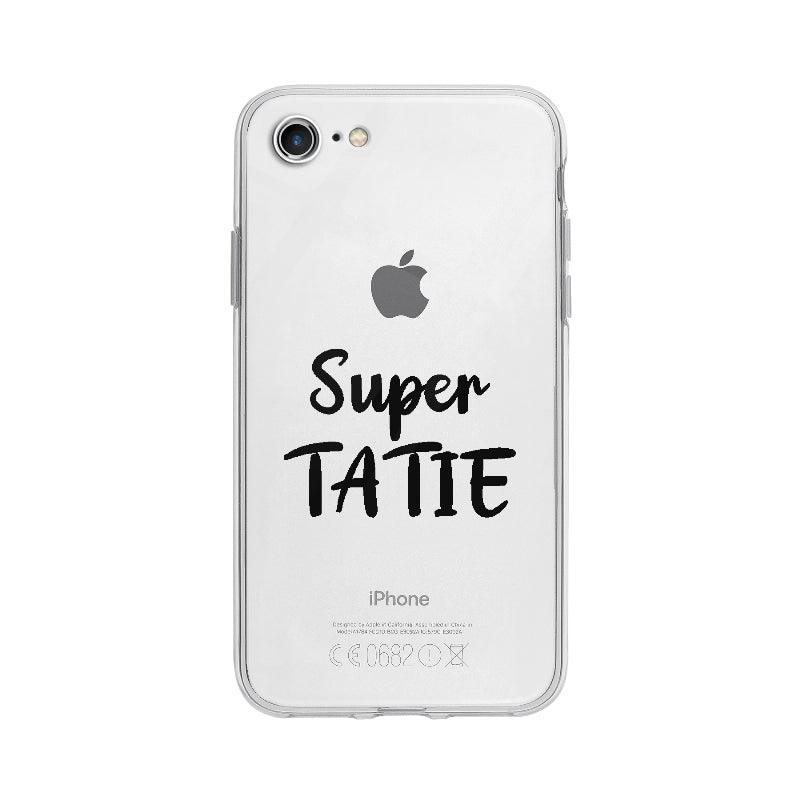 Coque Super Tatie pour iPhone 7 - Coque Wiqeo 10€-15€, Amour, Clara Z, Expression, Fierté, Français, iPhone 7, Tempérament Wiqeo, Déstockeur de Coques Pour iPhone