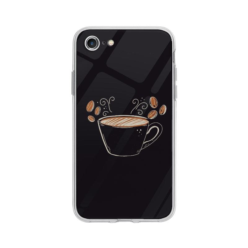 Coque Tasse De Café Dessinée pour iPhone 7 - Coque Wiqeo 10€-15€, Gabriel N, Illustration, iPhone 7 Wiqeo, Déstockeur de Coques Pour iPhone