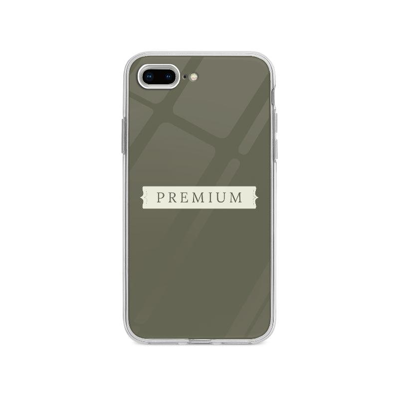 Coque Badge Premium pour iPhone 8 Plus - Coque Wiqeo 10€-15€, Eve M, Géométrie, iPhone 8 Plus, Texte Wiqeo, Déstockeur de Coques Pour iPhone