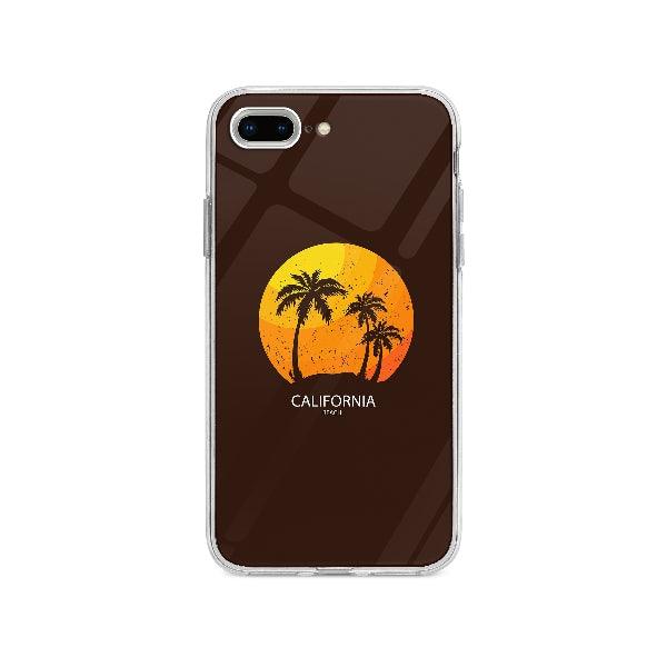 Coque California Beach pour iPhone 8 Plus - Coque Wiqeo 10€-15€, Illustration, iPhone 8 Plus, Sylvie A Wiqeo, Déstockeur de Coques Pour iPhone