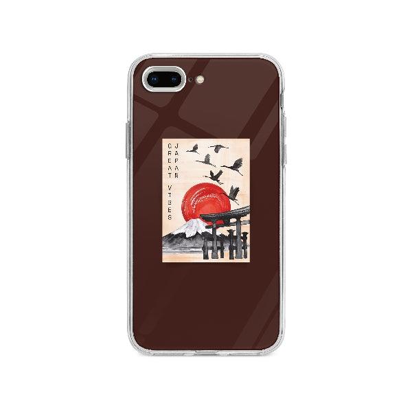 Coque Carte Postale Japon pour iPhone 8 Plus - Coque Wiqeo 10€-15€, Alice A, Illustration, iPhone 8 Plus, Paysage, Voyage Wiqeo, Déstockeur de Coques Pour iPhone