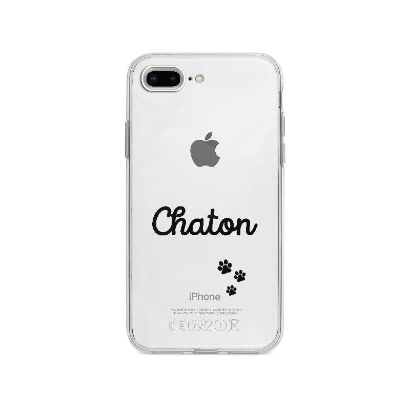 Coque Chaton pour iPhone 8 Plus - Coque Wiqeo 10€-15€, Expression, Français, Gautier N, iPhone 8 Plus, Mignon Wiqeo, Déstockeur de Coques Pour iPhone
