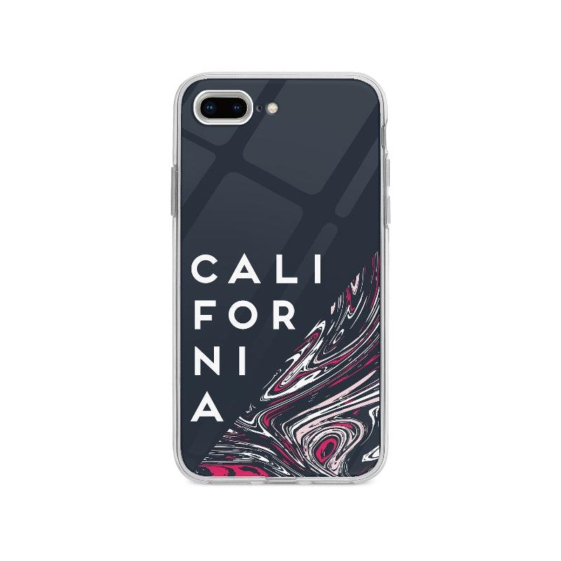 Coque Design Californie Abstrait pour iPhone 8 Plus - Coque Wiqeo 10€-15€, Abstrait, Alice A, iPhone 8 Plus, Texte Wiqeo, Déstockeur de Coques Pour iPhone