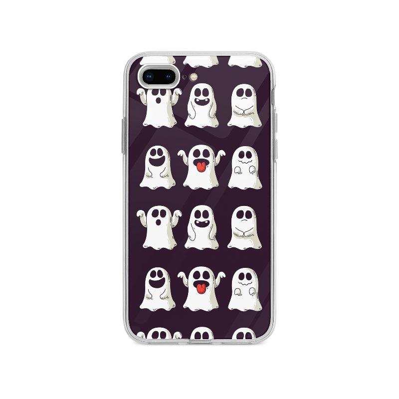 Coque Fantômes Marrants pour iPhone 8 Plus - Coque Wiqeo 10€-15€, Clara Z, Halloween, iPhone 8 Plus, Mignon, Motif Wiqeo, Déstockeur de Coques Pour iPhone
