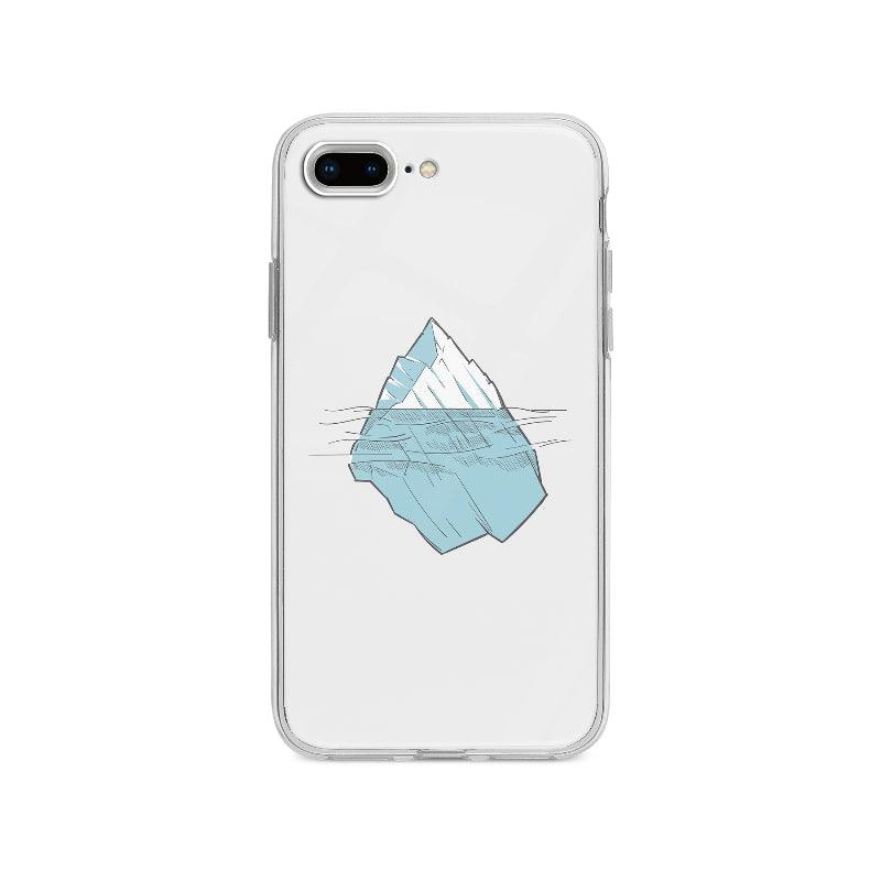 Coque Iceberg Dessiné pour iPhone 8 Plus - Coque Wiqeo 10€-15€, Chantal W, Illustration, iPhone 8 Plus Wiqeo, Déstockeur de Coques Pour iPhone
