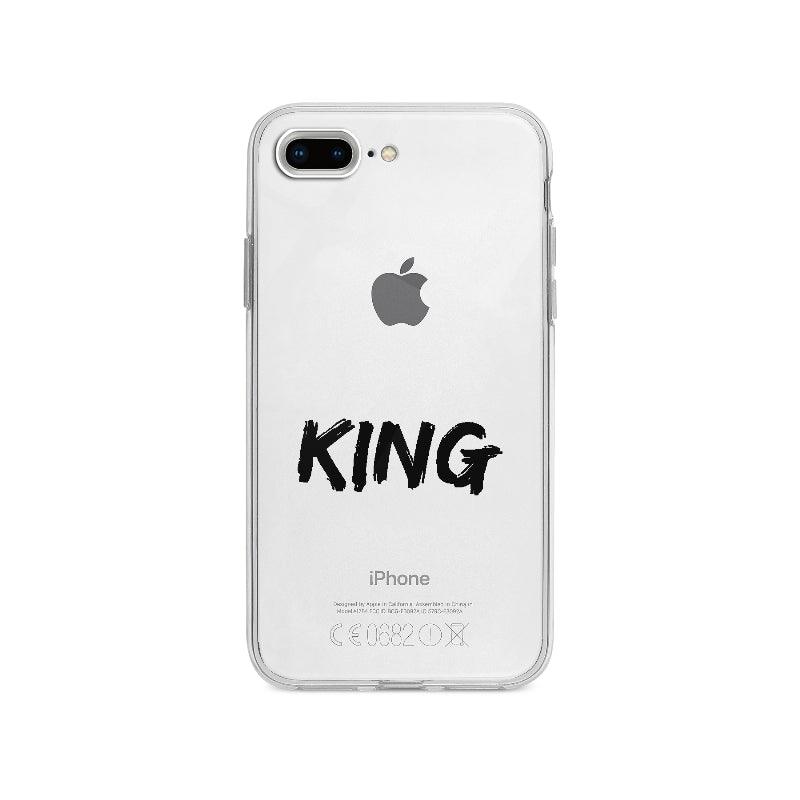 Coque King pour iPhone 8 Plus - Coque Wiqeo 10€-15€, Expression, Fierté, Français, Humeur, iPhone 8 Plus, Jade A, Tempérament Wiqeo, Déstockeur de Coques Pour iPhone