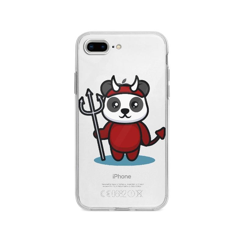 Coque Panda Déguisé En Diable pour iPhone 8 Plus - Coque Wiqeo 10€-15€, Déguisé, Gautier N, Halloween, iPhone 8 Plus, Panda Wiqeo, Déstockeur de Coques Pour iPhone