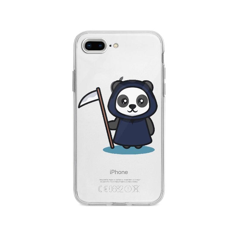 Coque Panda Déguisé En Faucheur pour iPhone 8 Plus - Coque Wiqeo 10€-15€, Axel L, Déguisé, Faucheur, Halloween, iPhone 8 Plus, Panda Wiqeo, Déstockeur de Coques Pour iPhone