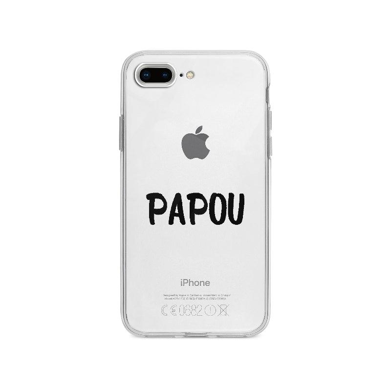 Coque Papou pour iPhone 8 Plus - Coque Wiqeo 10€-15€, Affection, Amour, Expression, Fierté, Français, iPhone 8 Plus, Lydie T Wiqeo, Déstockeur de Coques Pour iPhone