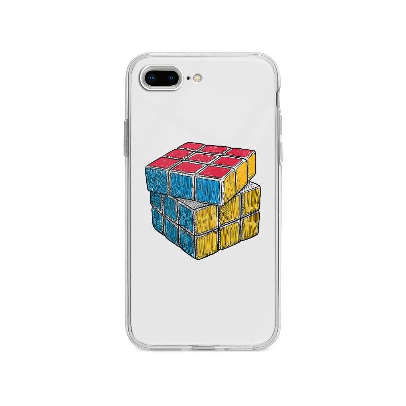 Coque Rubik's Cube pour iPhone 8 Plus - Coque Wiqeo 10€-15€, Illustration, iPhone 8 Plus, Lydie T Wiqeo, Déstockeur de Coques Pour iPhone