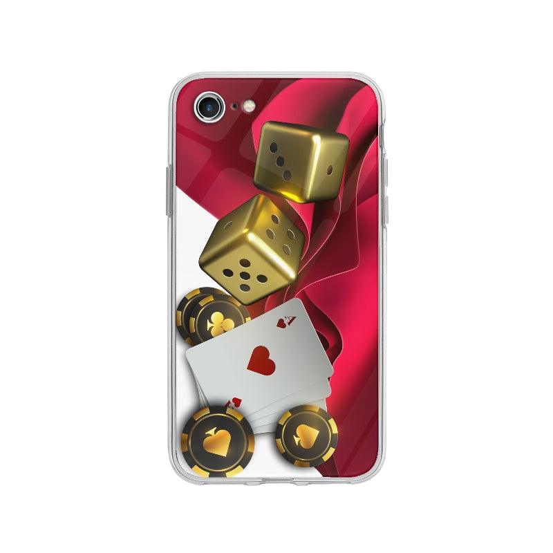Coque As Poker pour iPhone 8 - Coque Wiqeo 10€-15€, Emmanuel P, Illustration, iPhone 8 Wiqeo, Déstockeur de Coques Pour iPhone