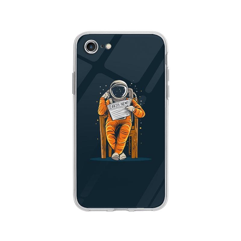 Coque Astronaute Assis pour iPhone 8 - Coque Wiqeo 10€-15€, Illustration, iPhone 8, Oriane G Wiqeo, Déstockeur de Coques Pour iPhone
