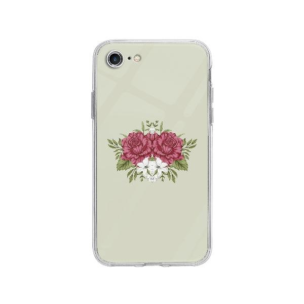 Coque Bouquet De Fleurs pour iPhone 8 - Coque Wiqeo 10€-15€, Fleur, Illustration, iPhone 8, Lydie T Wiqeo, Déstockeur de Coques Pour iPhone