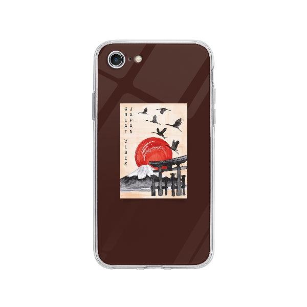 Coque Carte Postale Japon pour iPhone 8 - Coque Wiqeo 10€-15€, Alice A, Illustration, iPhone 8, Paysage, Voyage Wiqeo, Déstockeur de Coques Pour iPhone