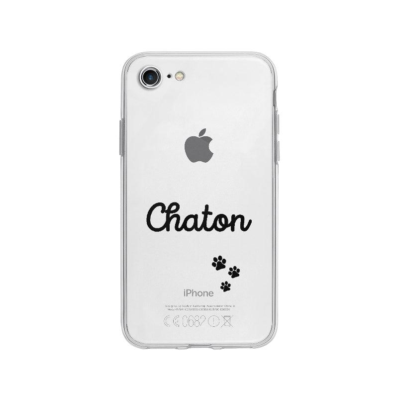 Coque Chaton pour iPhone 8 - Coque Wiqeo 10€-15€, Expression, Français, Gautier N, iPhone 8, Mignon Wiqeo, Déstockeur de Coques Pour iPhone