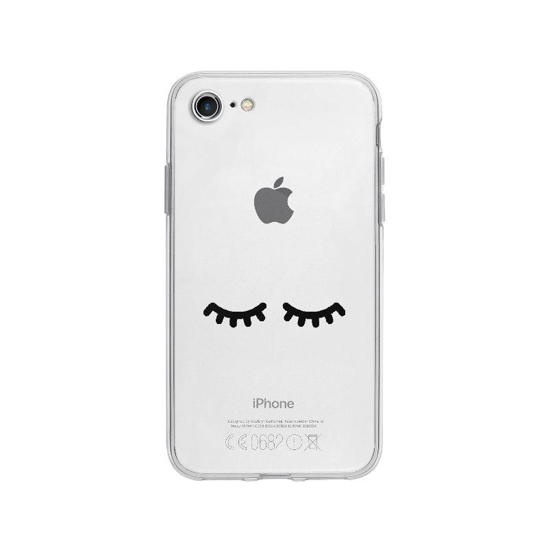 Coque Cils pour iPhone 8 - Coque Wiqeo 10€-15€, Expression, Français, Georges K, iPhone 8 Wiqeo, Déstockeur de Coques Pour iPhone