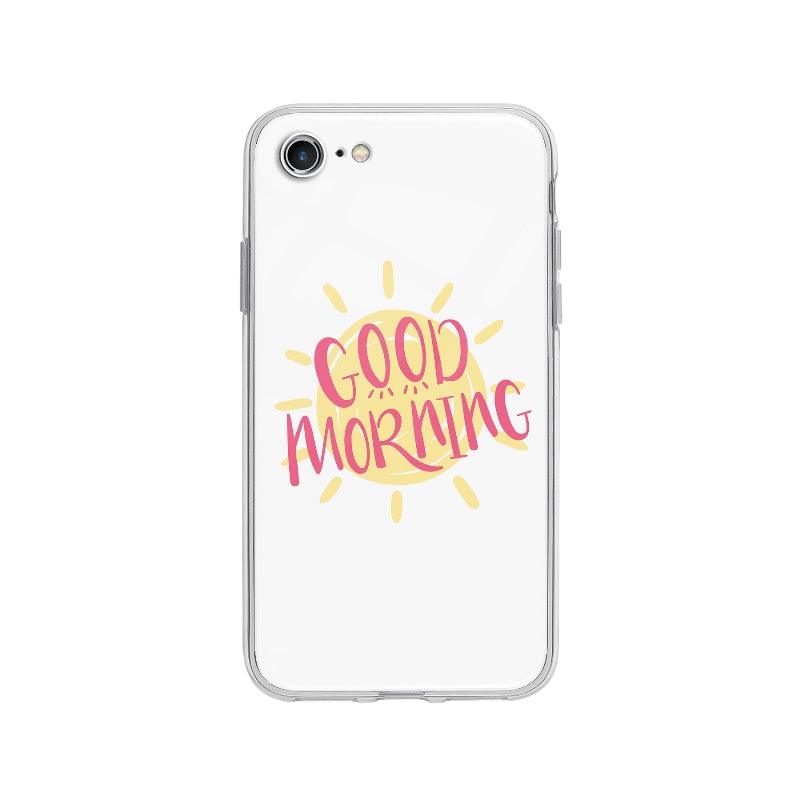 Coque Good Morning pour iPhone 8 - Coque Wiqeo 10€-15€, Hector P, iPhone 8, Texte Wiqeo, Déstockeur de Coques Pour iPhone