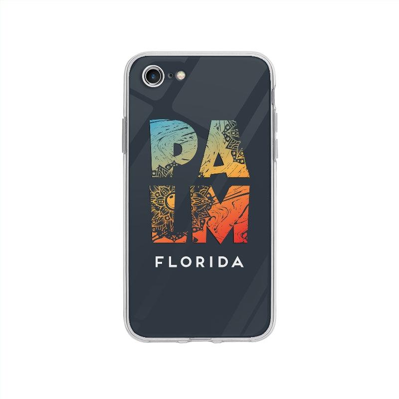 Coque Affiche Floride pour iPhone SE 2020 - Coque Wiqeo 10€-15€, Clara Z, iPhone SE 2020, Texte, Vintage, Voyage Wiqeo, Déstockeur de Coques Pour iPhone