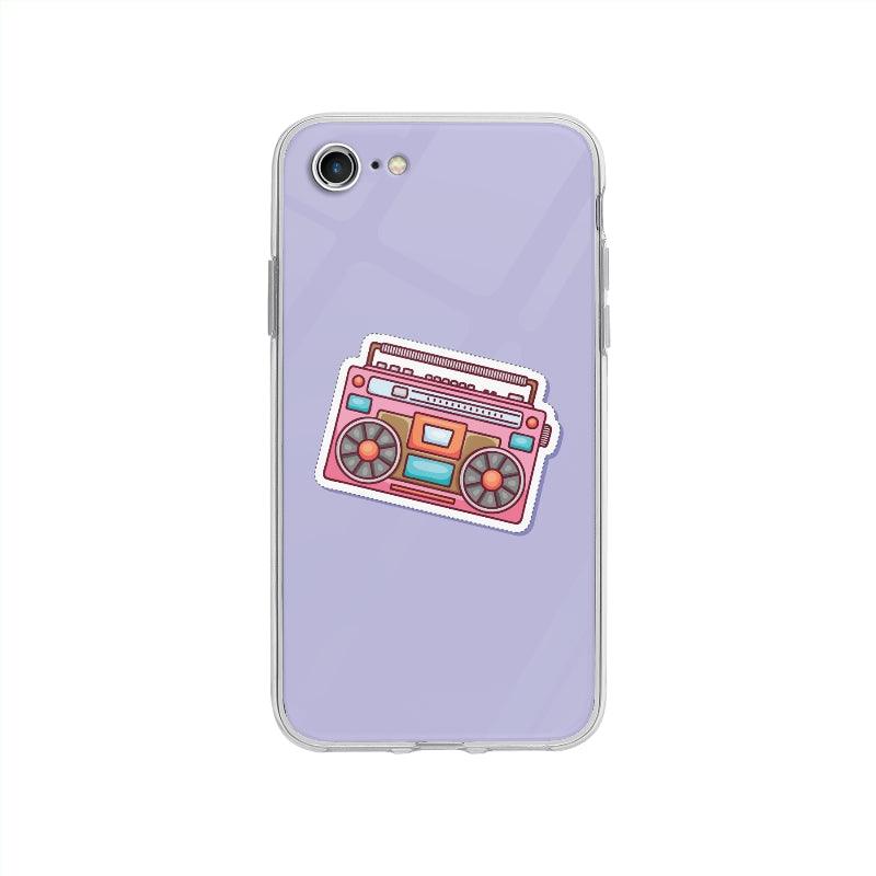 Coque Boombox pour iPhone SE 2020 - Coque Wiqeo 10€-15€, Hector P, Illustration, iPhone SE 2020 Wiqeo, Déstockeur de Coques Pour iPhone