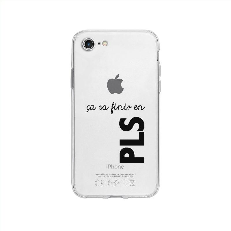 Coque Ca Va Finir En Pls pour iPhone SE 2020 - Coque Wiqeo 10€-15€, Expression, Français, iPhone SE 2020, Lydie T, Tempérament Wiqeo, Déstockeur de Coques Pour iPhone