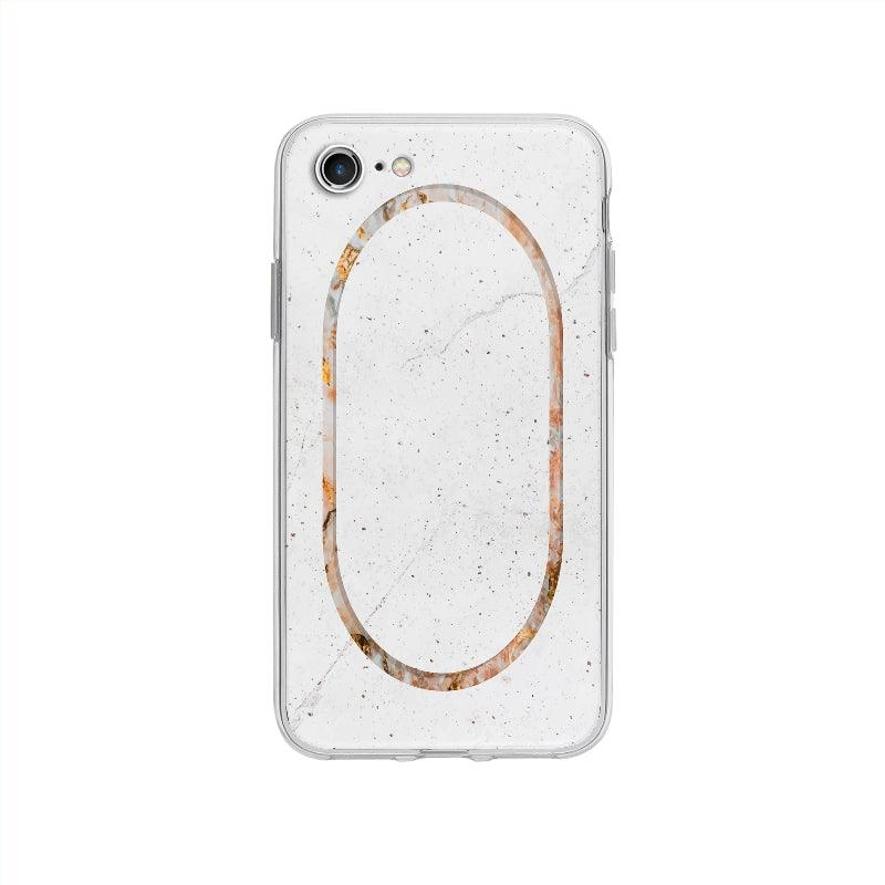 Coque Cadre Texture Marbre pour iPhone SE 2020 - Coque Wiqeo 10€-15€, Abstrait, Andy J, Géométrie, iPhone SE 2020 Wiqeo, Déstockeur de Coques Pour iPhone