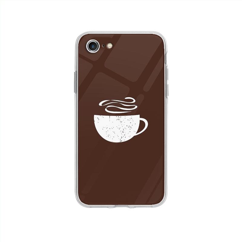 Coque Café Chaud pour iPhone SE 2020 - Coque Wiqeo 10€-15€, Fabien R, Illustration, iPhone SE 2020, Nourriture Wiqeo, Déstockeur de Coques Pour iPhone