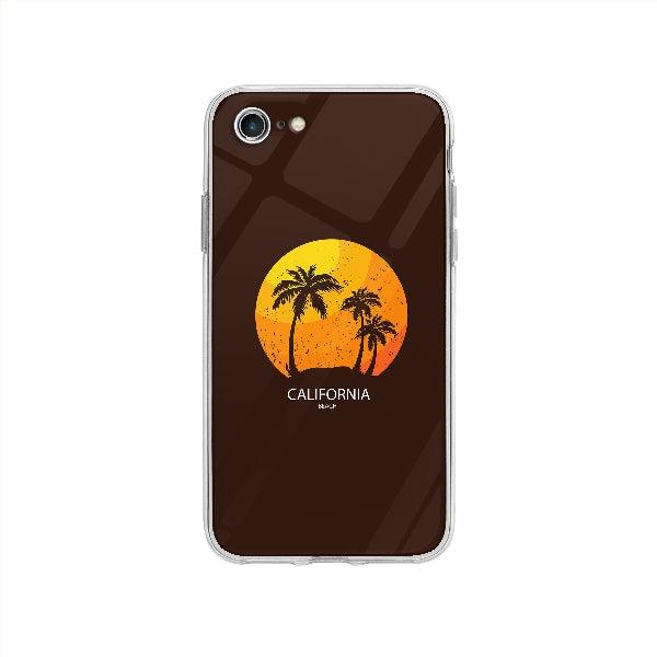 Coque California Beach pour iPhone SE 2020 - Coque Wiqeo 10€-15€, Illustration, iPhone SE 2020, Sylvie A Wiqeo, Déstockeur de Coques Pour iPhone