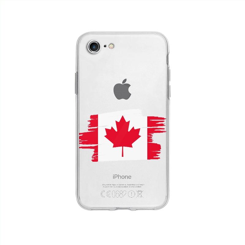 Coque Canada pour iPhone SE 2020 - Coque Wiqeo 10€-15€, Canada, Drapeau, Georges K, iPhone SE 2020, Pays Wiqeo, Déstockeur de Coques Pour iPhone