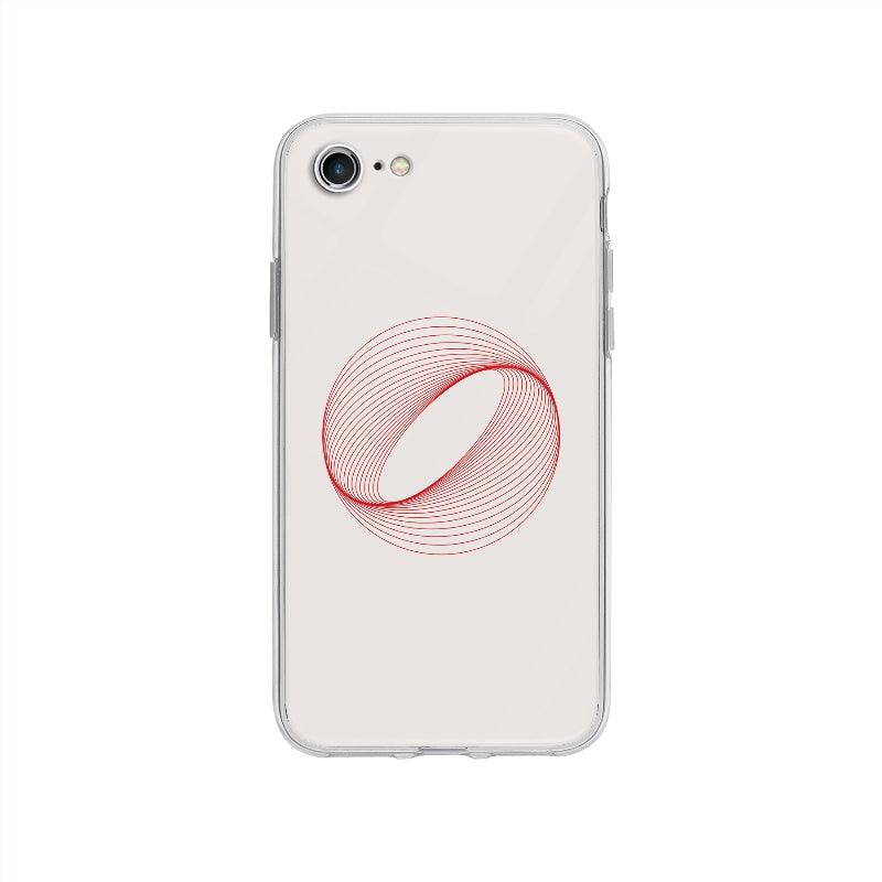 Coque Cercle Illusion Optique pour iPhone SE 2020 - Coque Wiqeo 10€-15€, Abstrait, Géométrie, iPhone SE 2020, Nadine P Wiqeo, Déstockeur de Coques Pour iPhone