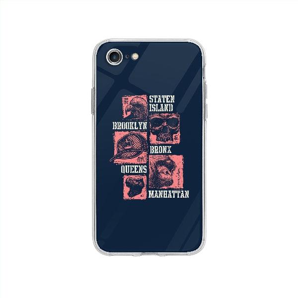 Coque Design Vintage Américain pour iPhone SE 2020 - Coque Wiqeo 10€-15€, Giselle D, iPhone SE 2020, Texte, Vintage Wiqeo, Déstockeur de Coques Pour iPhone