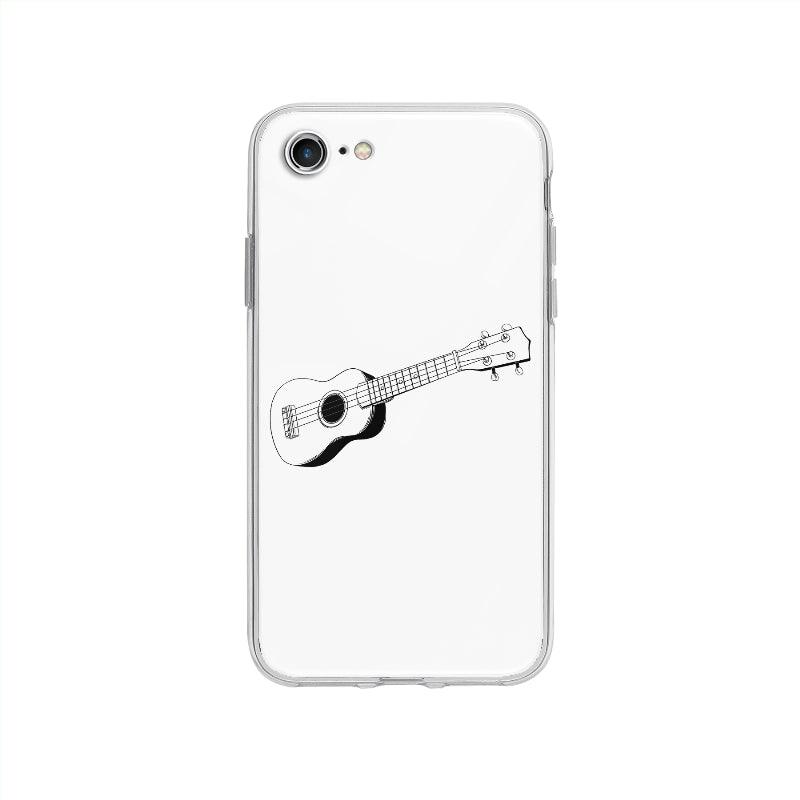 Coque Guitare Ukulélé pour iPhone SE 2020 - Coque Wiqeo 10€-15€, Catherine K, Illustration, iPhone SE 2020 Wiqeo, Déstockeur de Coques Pour iPhone