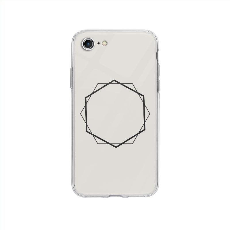 Coque Hexagones pour iPhone SE 2020 - Coque Wiqeo 10€-15€, Abstrait, Géométrie, iPhone SE 2020, Justine K Wiqeo, Déstockeur de Coques Pour iPhone