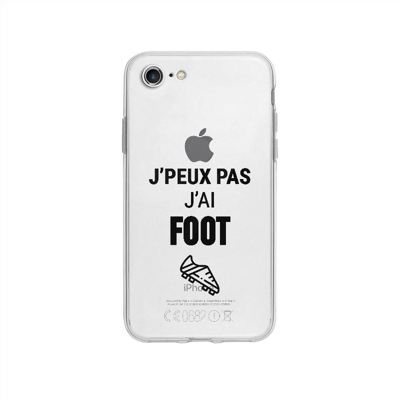 Coque J'peux Pas J'ai Foot pour iPhone SE 2020 - Coque Wiqeo 10€-15€, Drôle, Emmanuel P, Expression, Français, iPhone SE 2020 Wiqeo, Déstockeur de Coques Pour iPhone