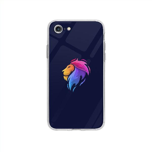 Coque Lion Abstrait pour iPhone SE 2020 - Coque Wiqeo 10€-15€, Abstrait, Animaux, iPhone SE 2020, Oriane G Wiqeo, Déstockeur de Coques Pour iPhone