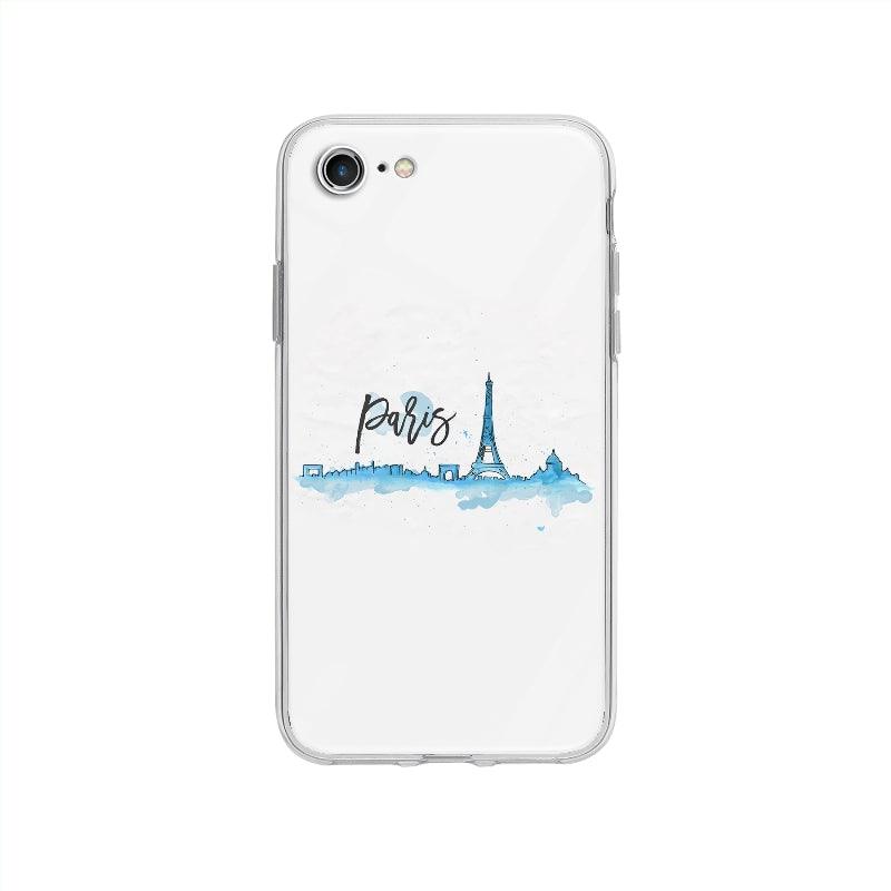 Coque Paris En Aquarelle pour iPhone SE 2020 - Coque Wiqeo 10€-15€, Anais G, Illustration, iPhone SE 2020, Voyage Wiqeo, Déstockeur de Coques Pour iPhone