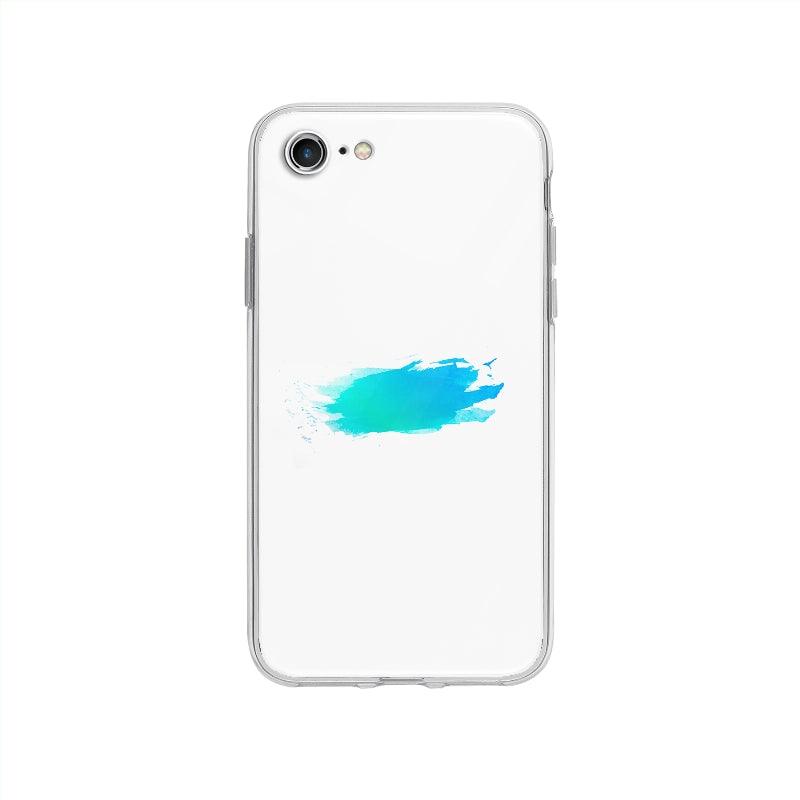 Coque Peinture Bleue pour iPhone SE 2020 - Coque Wiqeo 10€-15€, Abstrait, iPhone SE 2020, Nadine P Wiqeo, Déstockeur de Coques Pour iPhone