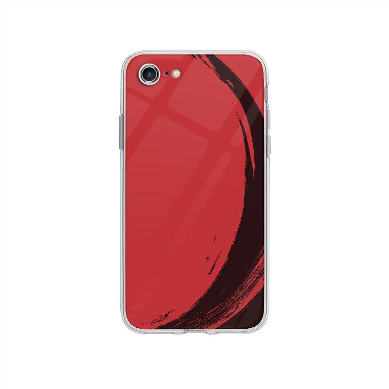 Coque Peinture Rouge pour iPhone SE 2020 - Coque Wiqeo 10€-15€, Abstrait, Adele C, iPhone SE 2020 Wiqeo, Déstockeur de Coques Pour iPhone