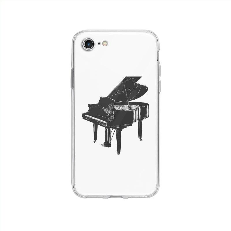 Coque Piano pour iPhone SE 2020 - Coque Wiqeo 10€-15€, Illustration, iPhone SE 2020, Lydie T Wiqeo, Déstockeur de Coques Pour iPhone